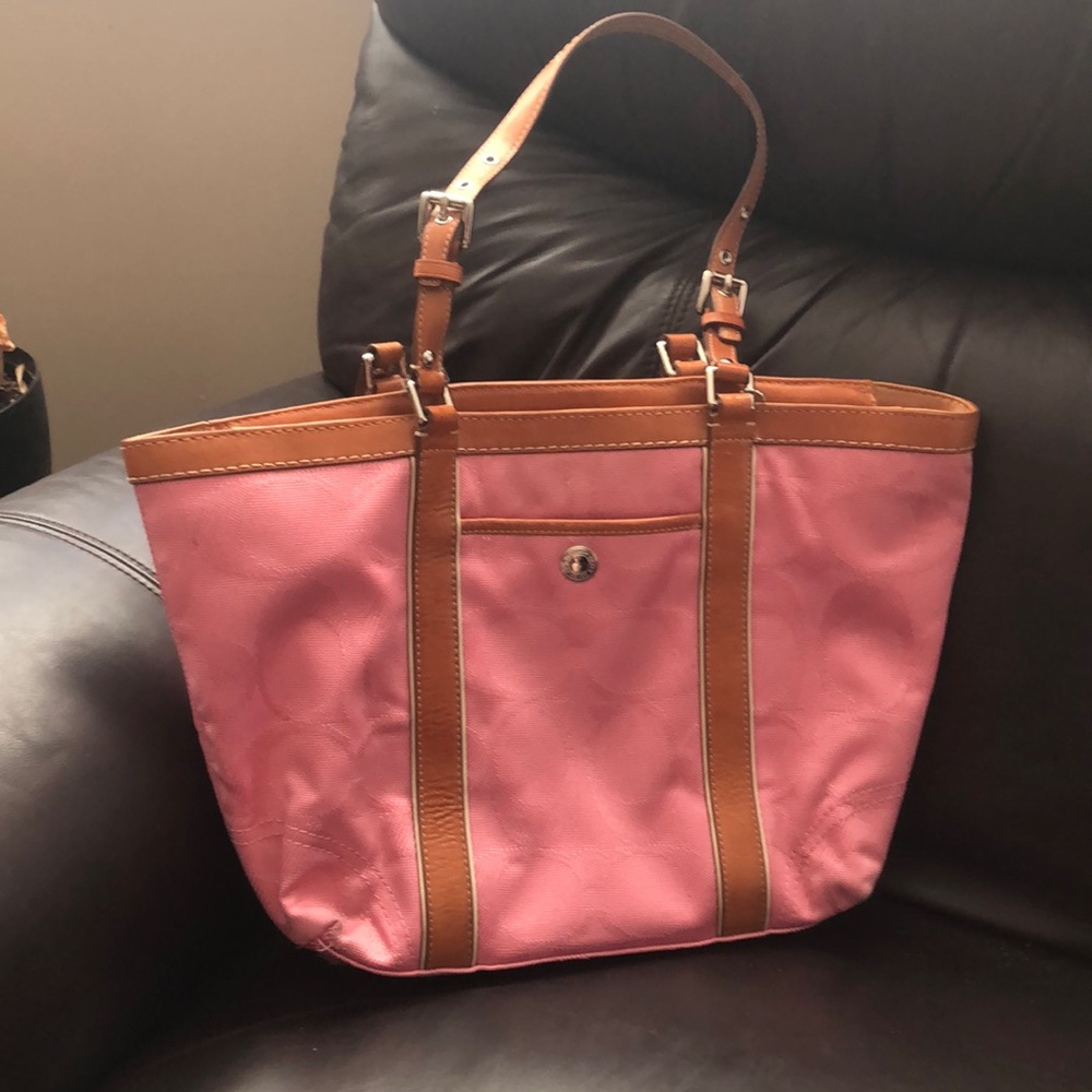 Pink Coach purse